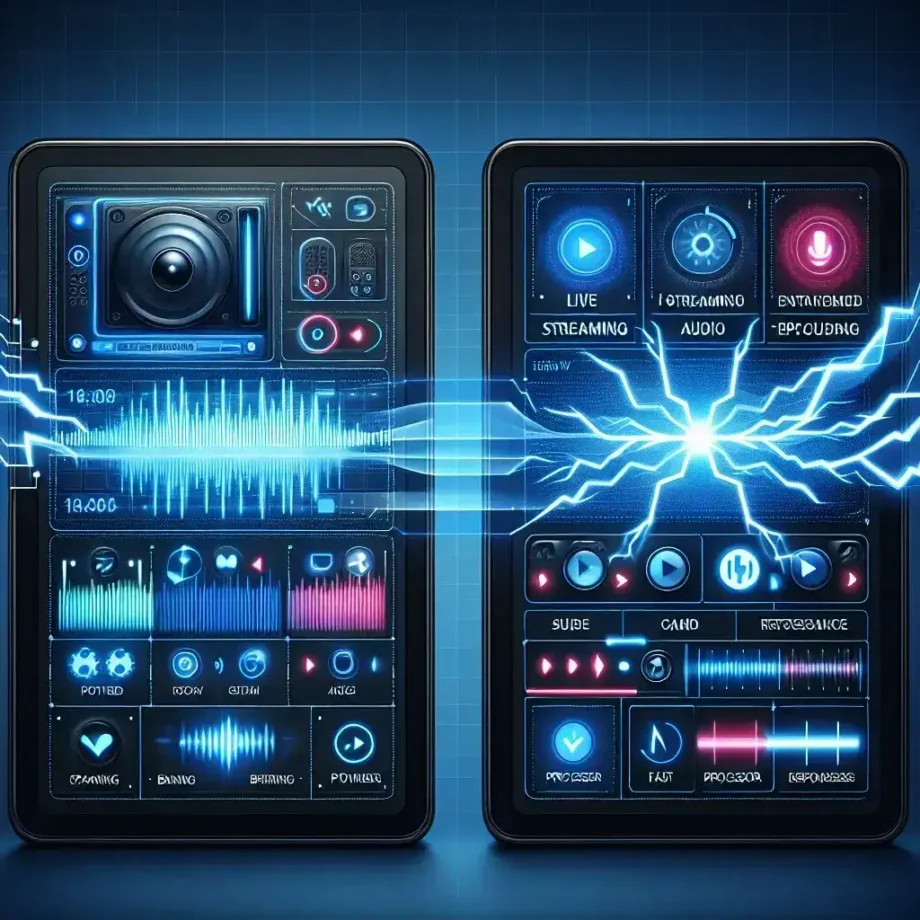How do tablets optimized for live streaming differ from standard models?
