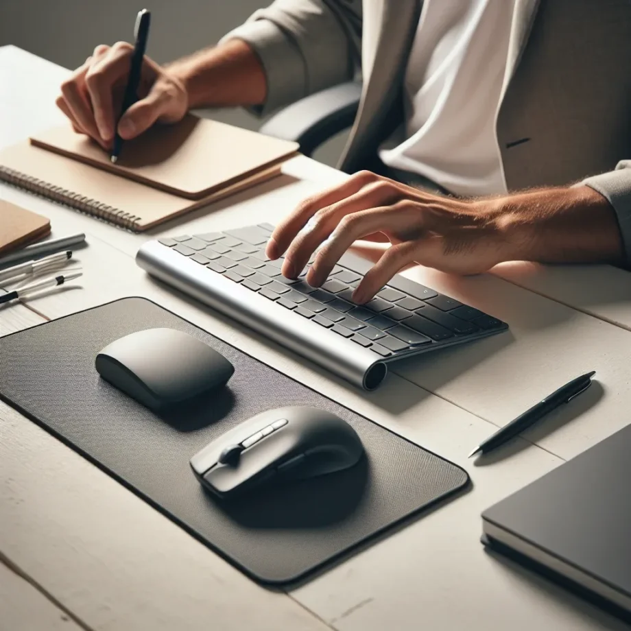 Do Ergonomic Mouse Pads Improve Typing Posture as Well?
